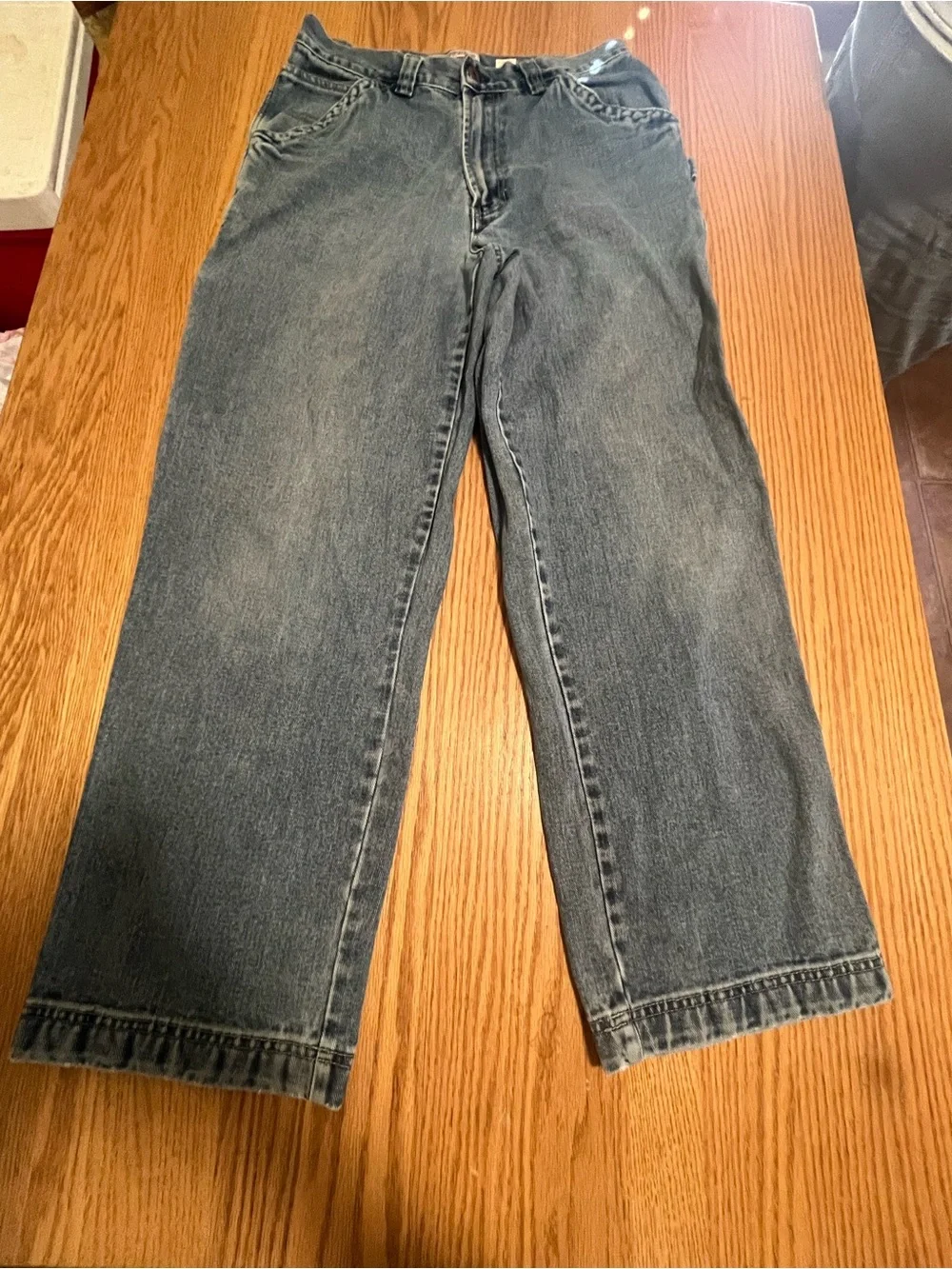 Vintage Old Navy Carpenter Jeans 32x32 Blue Painter's Straight Baggy Y2K 1990s